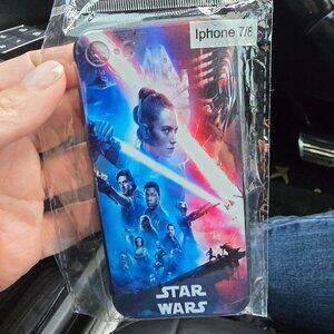Star Wars iPhone 7 8 Case Rey Kylo Ren Rise of Skywalker NEW NWT Red Blue Light.